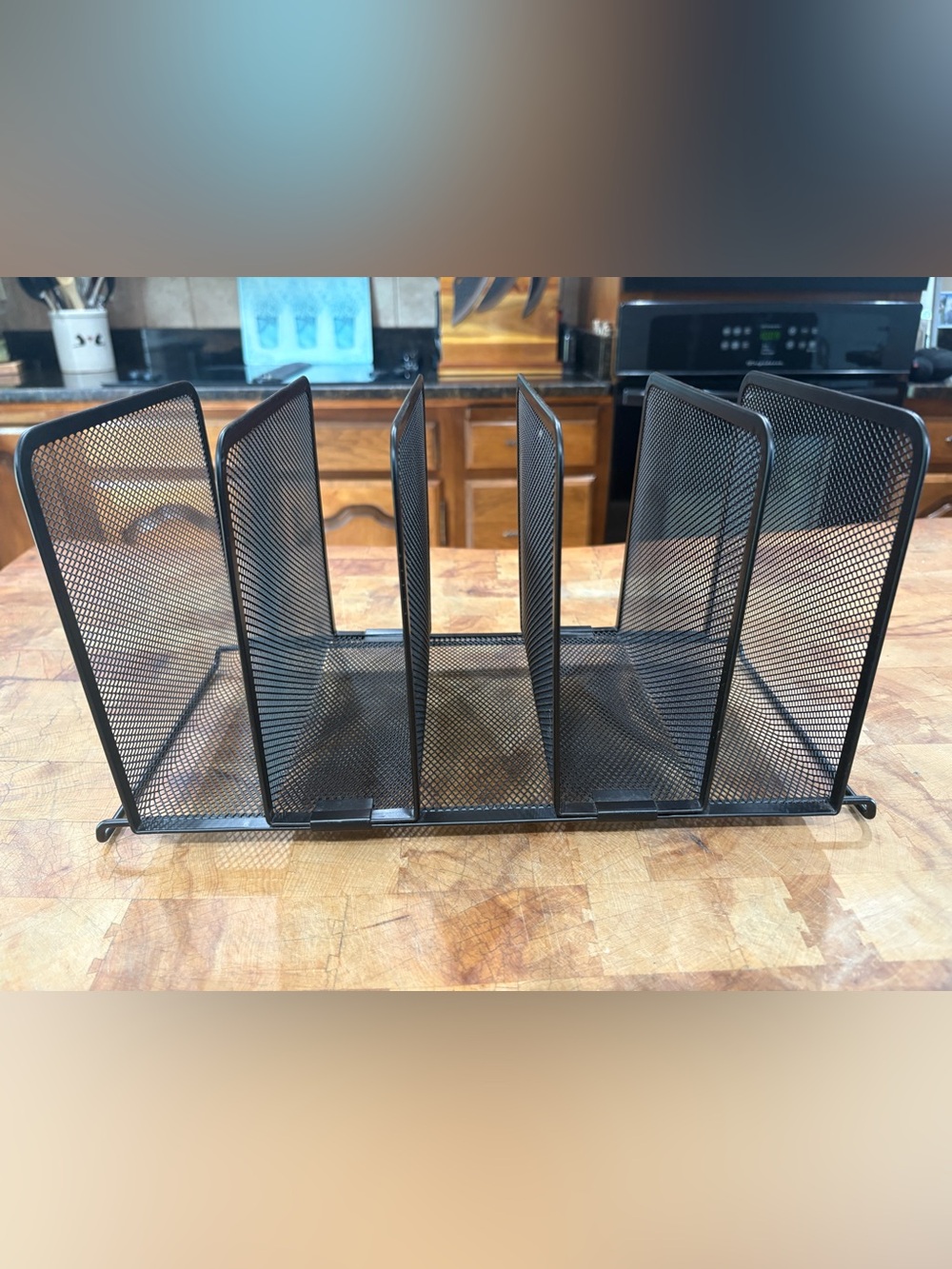 5 section mesh desk organizer